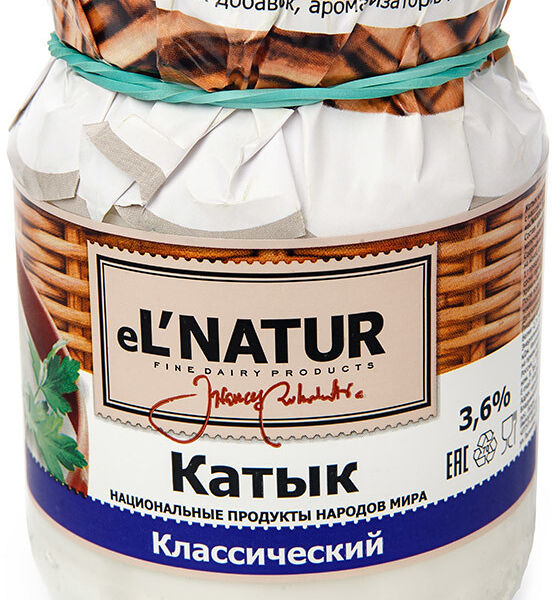 Катык Эльнатюр из коровьего молока 3.6%