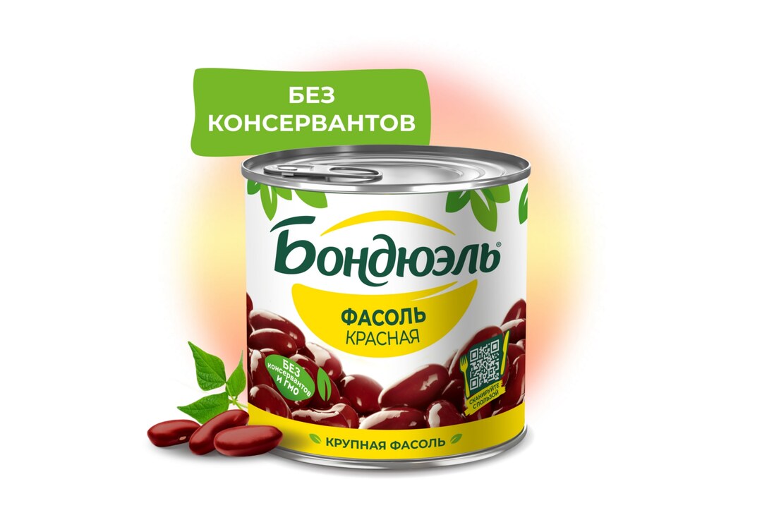 

Фасоль красная Бондюэль 400 г