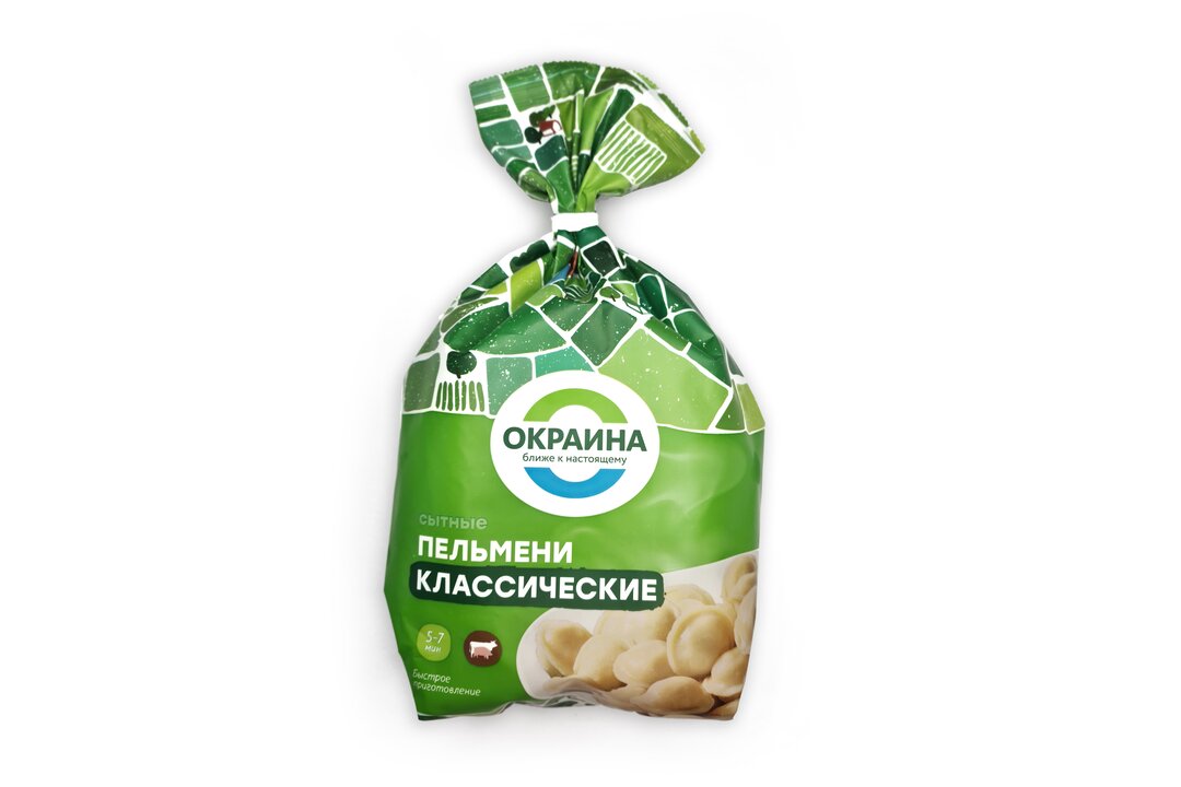

Пельмени Окраина Классические 800 г(Продукт замороженный)