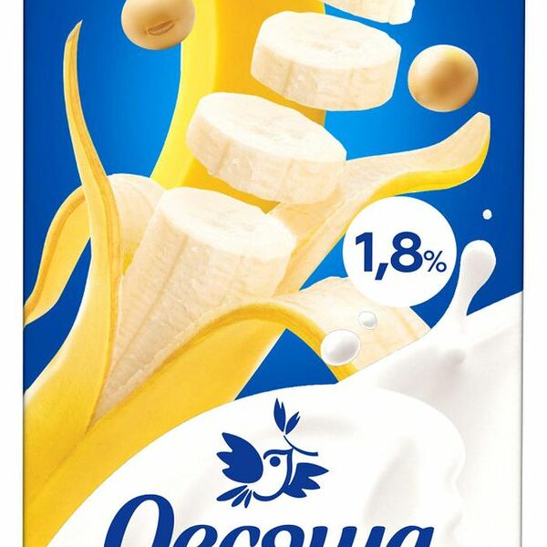 Напиток Овсяша Соево-банановый 1.8% 1 л