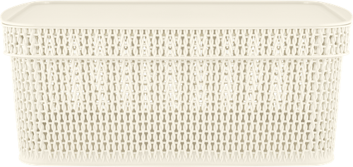 

Корзина для хранения SPIN&CLEAN Keeplex Ajur 28.1х18.5х8.9 см, белое облако