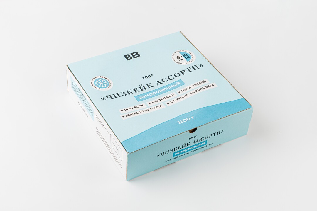 

Торт "Чизкейк Ассорти" замороженный 1,1 кг