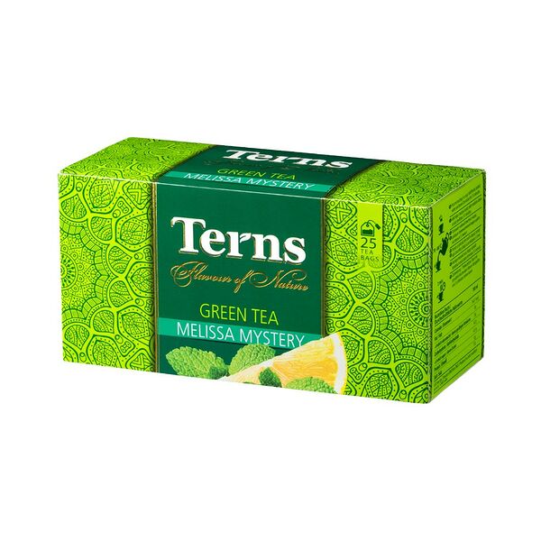 Чай зелёный Terns MELISSA MYSTERY пак. в саше 25 х 1,5г