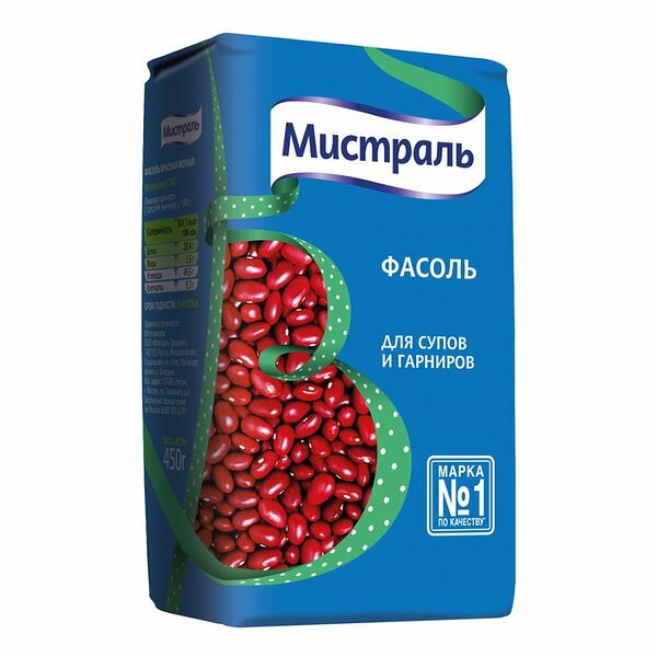Фасоль красная Мистраль для супов и гарниров, 450 г