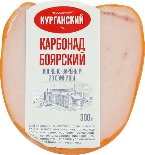 

Карбонад копчено-вареный МК Курганский стандарт Боярский 300г