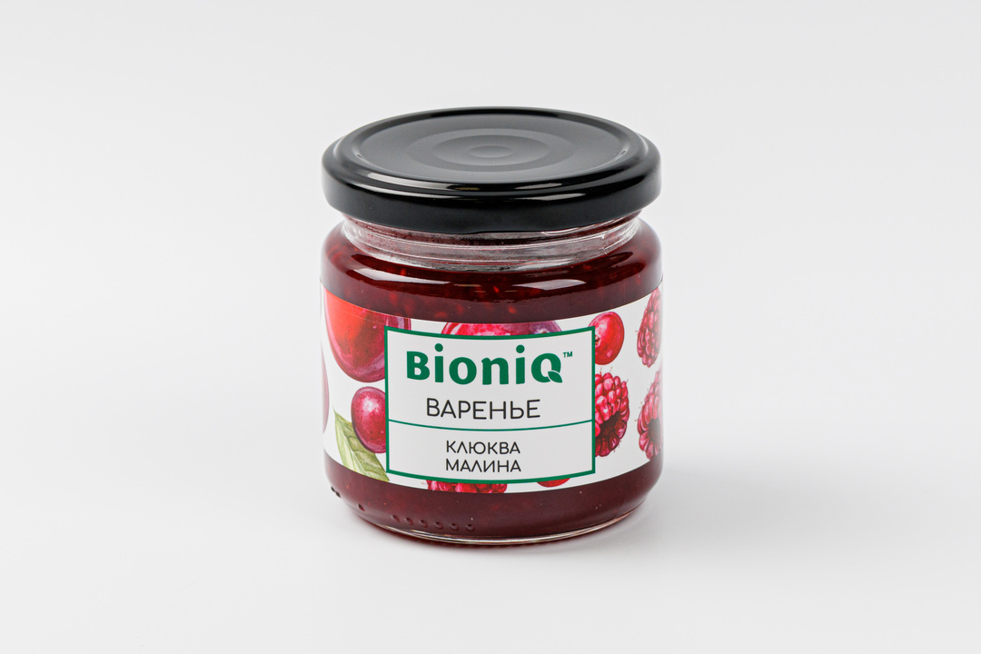 

Варенье Bioniq клюква-малина, 200 г