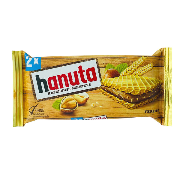 Вафли Hanuta Haselnuss с шоколадно-ореховой начинкой