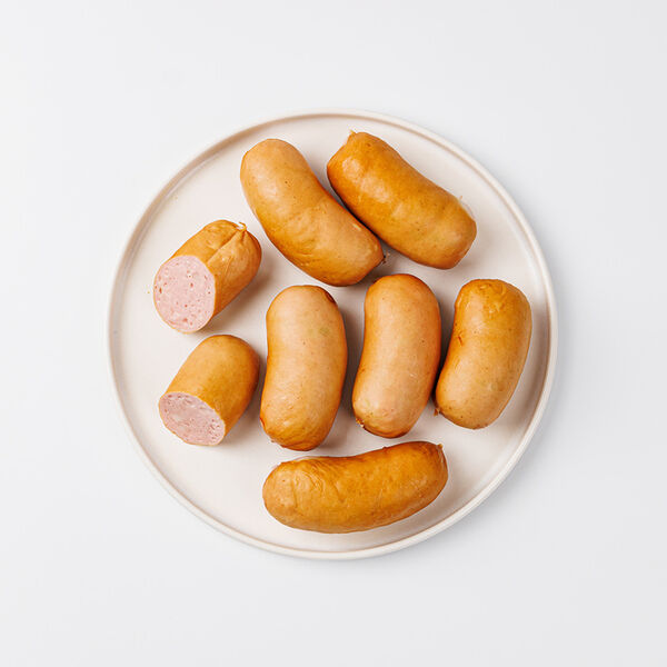 Сардельки с телятиной и сыром, вес