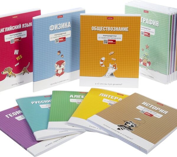 Комплект тетрадей Hatber Тетрадочка предметные 48л 10шт