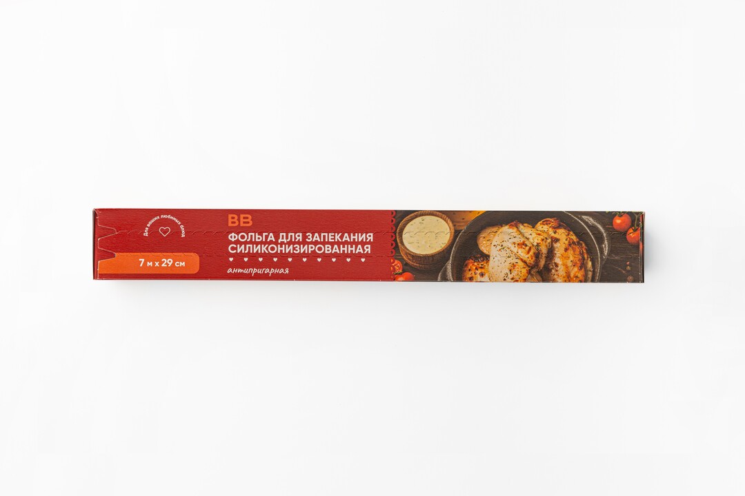 

Фольга ВкусВилл для запекания силиконизированная, 29см*7м