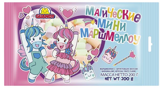 

Маршмеллоу Волшебная страна Магические, мини, фруктовые 200 г