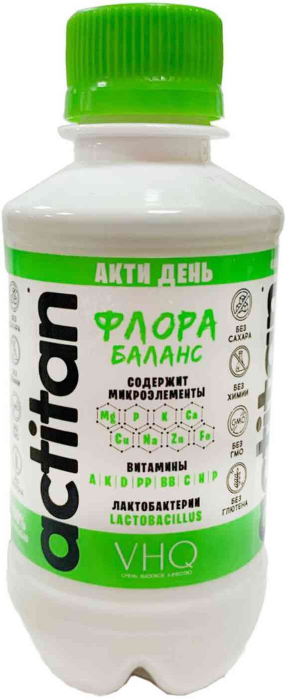 

Напиток кисломолочный Actitan Флора баланс 1/8% 200 мл