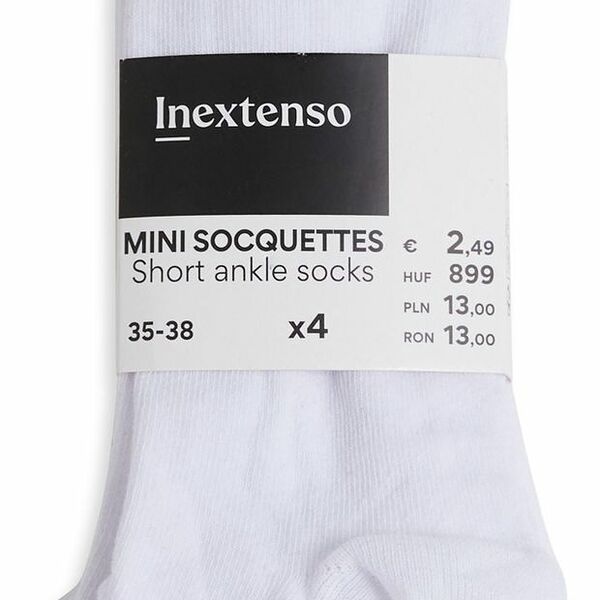 Носки женские InExtenso укороченные, 4 шт