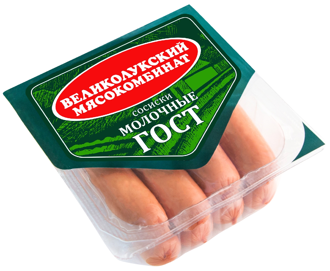 

Сосиски Великолукский Мясокомбинат Молочные 330 г