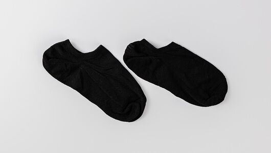 Следки мужские черные (3 пары), р.40-46