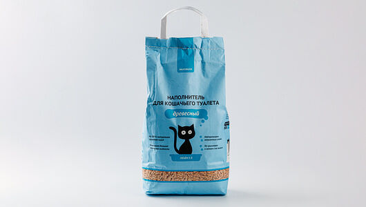 Наполнитель для кошачьего туалета древесный