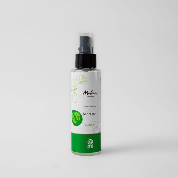 Ароматизированая вода для помещений и автомобилей Melien Бергамот 100 мл