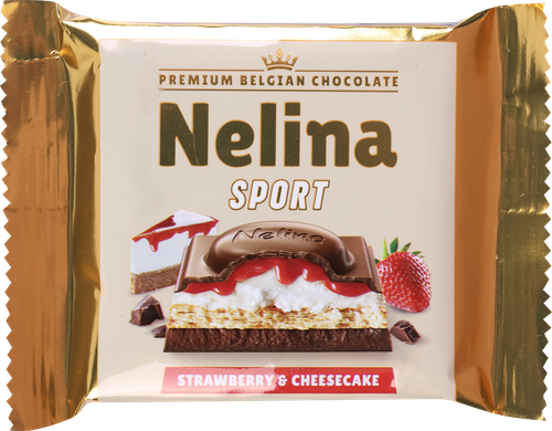 

Шоколад молочный Nelina Maxxx со вкусом чизкейка, клубничной начинкой и бисквитом 55 г