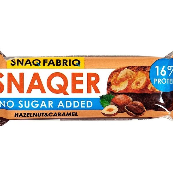 Батончик протеиновый Snaq Fabriq в шоколаде Snaqer фундук-карамель 50 г
