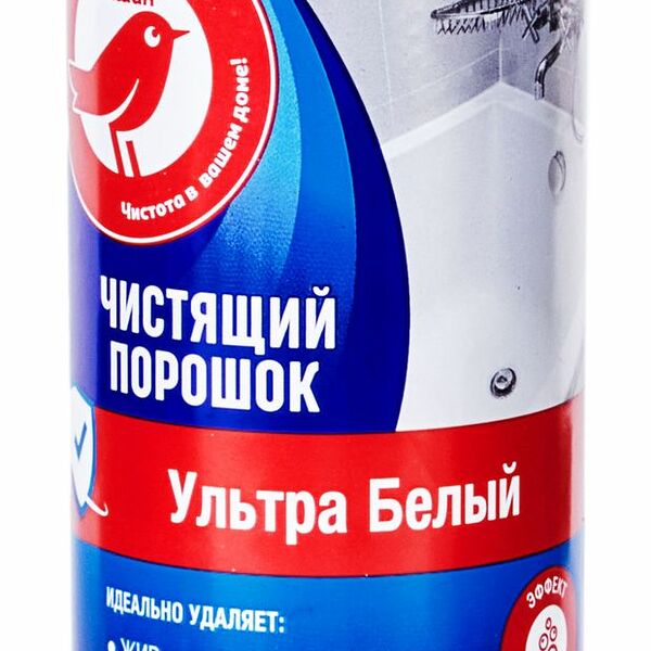 Чистящий порошок АШАН Красная птица Ультра белый