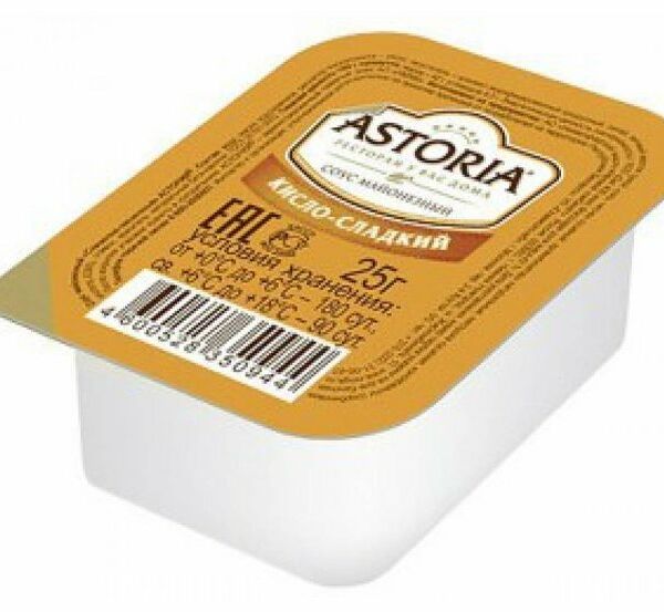 Соус Astoria Кисло-сладкий порционный, 100х25 г