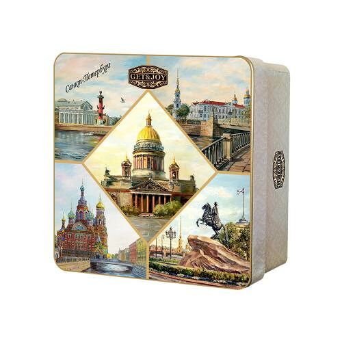 Чай черный Get&Joy Шкатулка Виды Петербурга крупнолистовой, 100 г