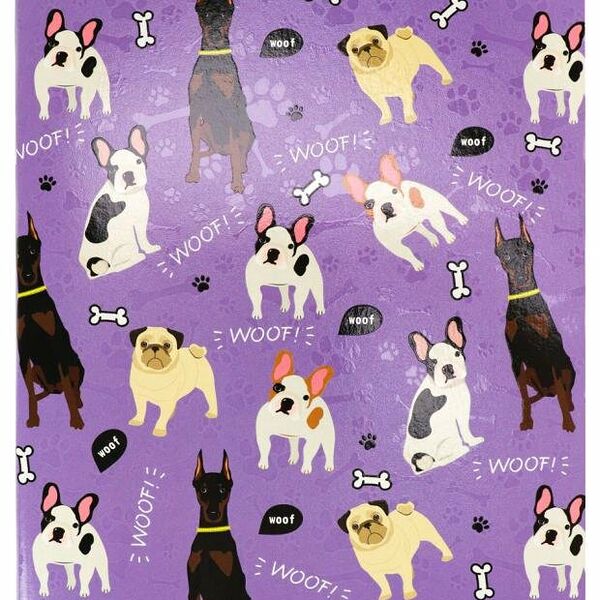 Тетрадь Prof-Press Кошечки и собачки в клетку А5, 96 л в ассортименте