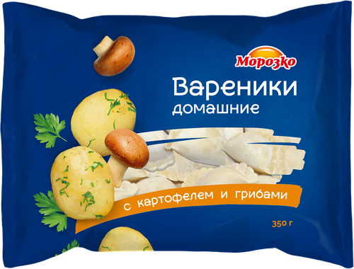 

Вареники Морозко с картофелем и грибами, 350 г