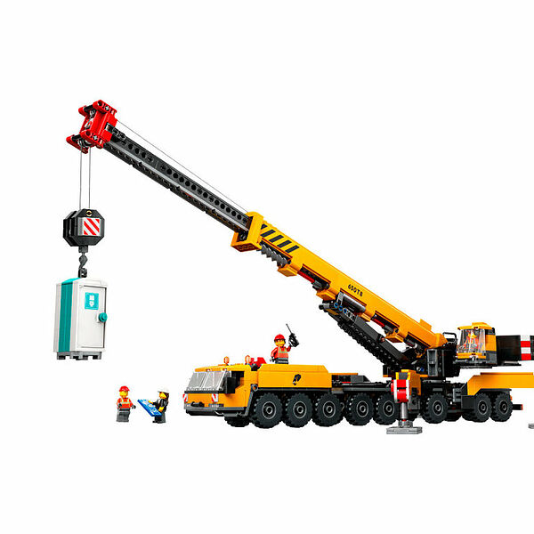 Конструктор LEGO City 60409 Конструктор Желтый передвижной строительный кран