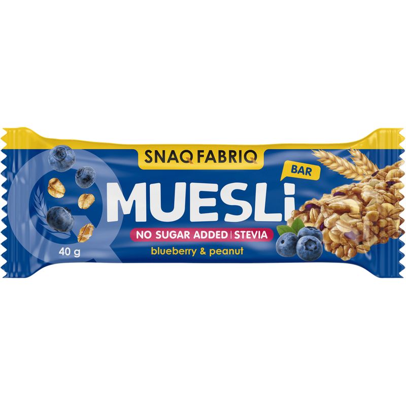 

Батончик Snaq Fabriq Мюсли с черникой, 40 г
