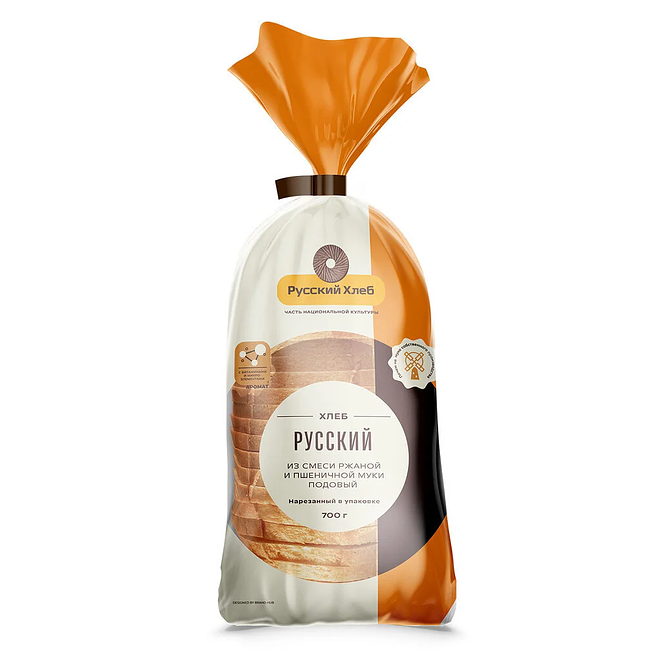 

Хлеб Русский Русский хлеб нарезка 700 г