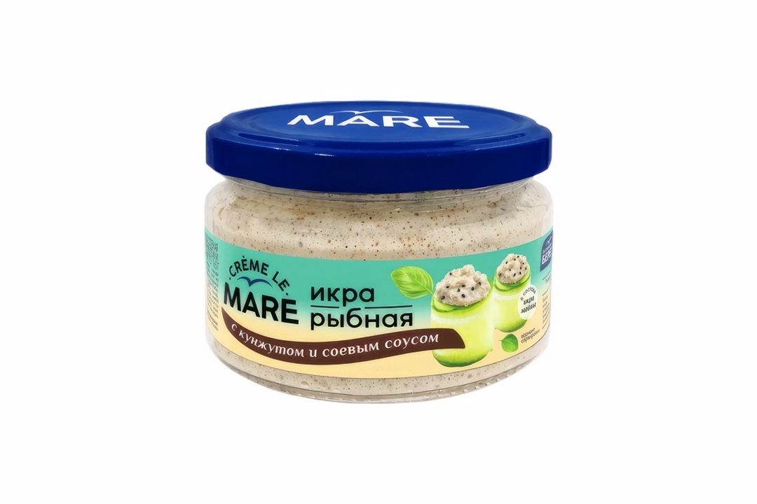 

Икра рыбная Балтийский Берег Creme Le Mare с кунжутом и соевым соусом 165 г
