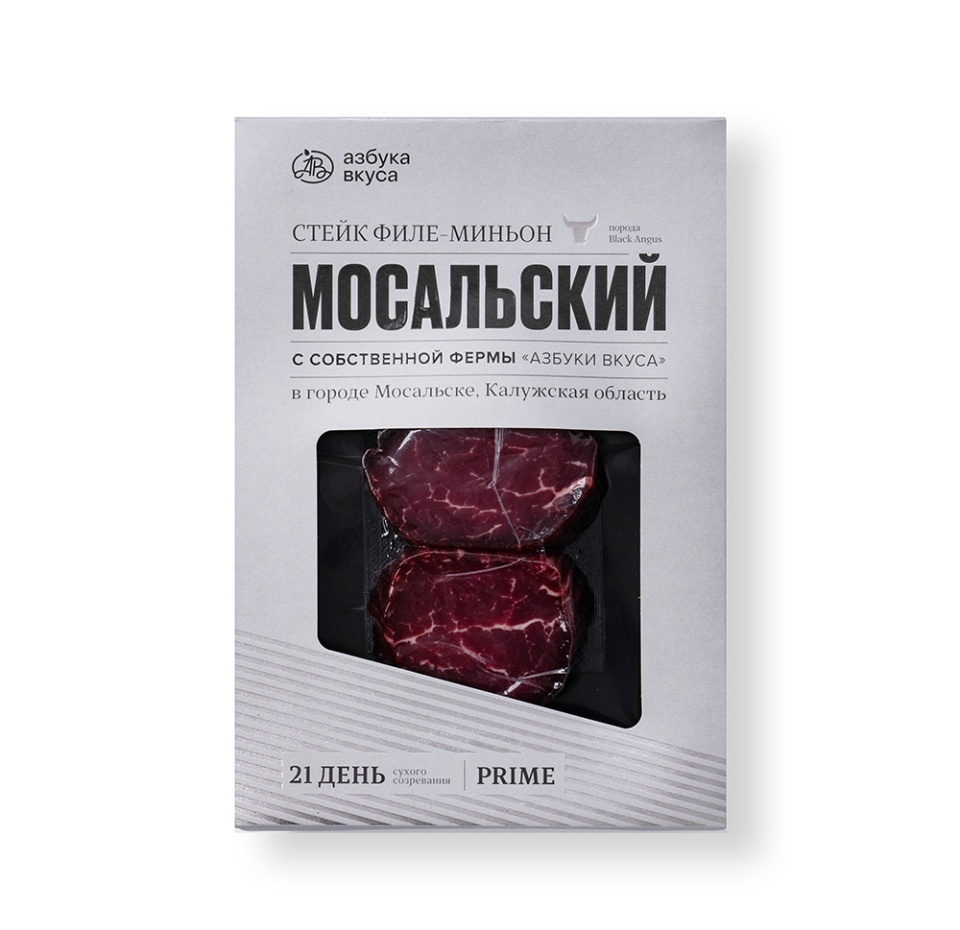

Стейк Азбука Вкуса Филе-миньон Мосальский, 290г