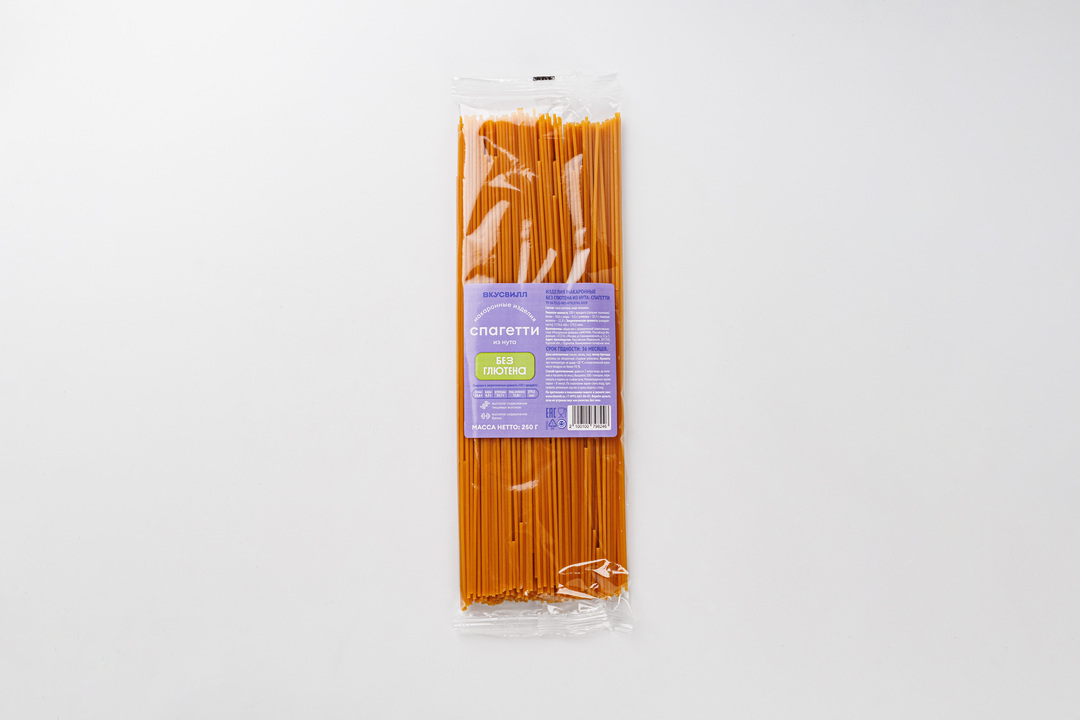 

Макаронные изделия из нута без глютена: спагетти 250 г