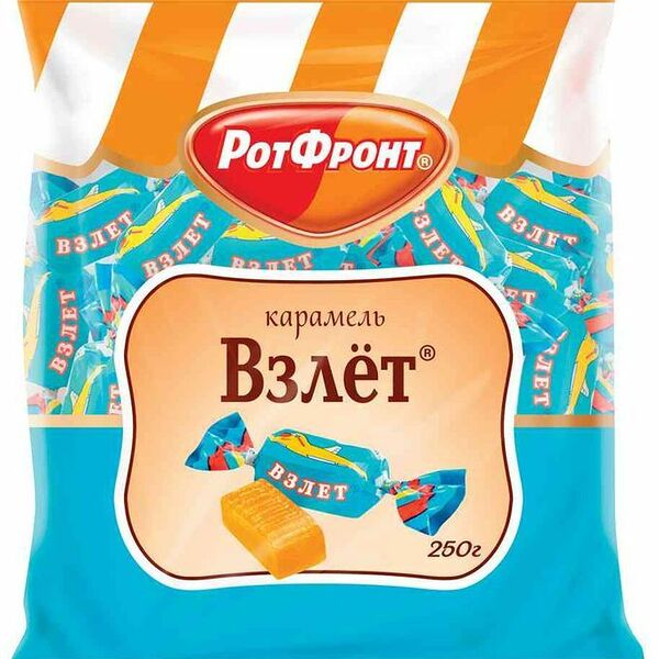 Карамель Рот Фронт Взлет леденцовая 250 г