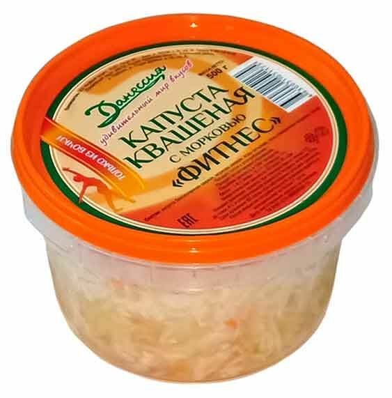 Капуста квашенная Данессия с морковью, 500 г