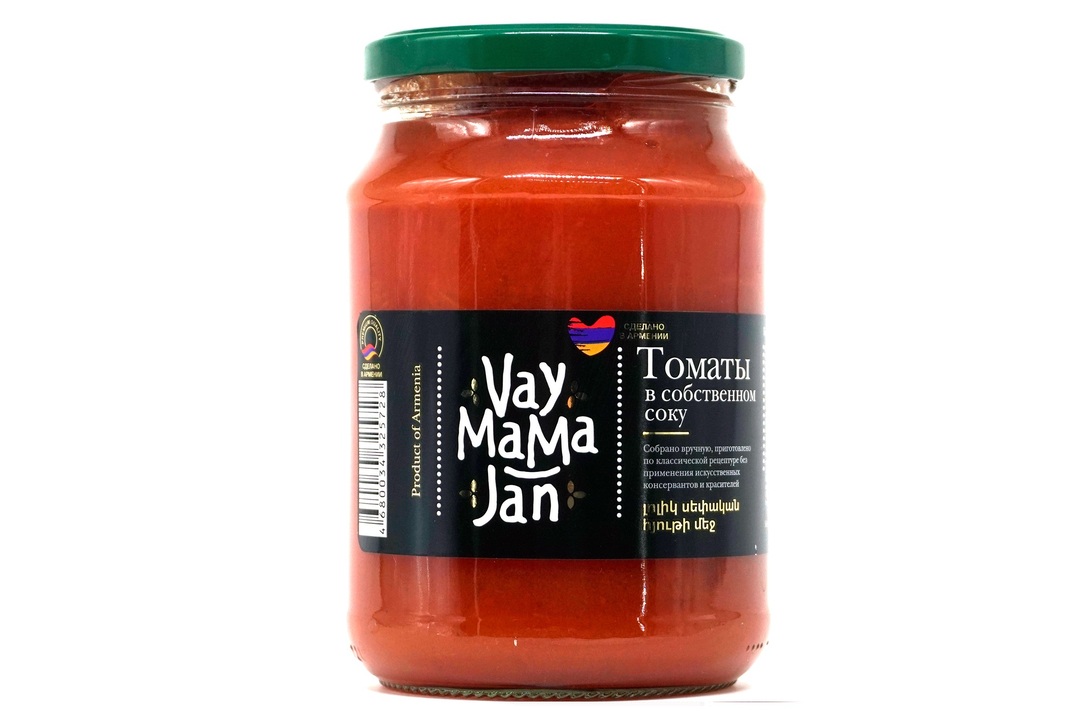 

Томаты Vay Mama jan в собственном соку 720 г