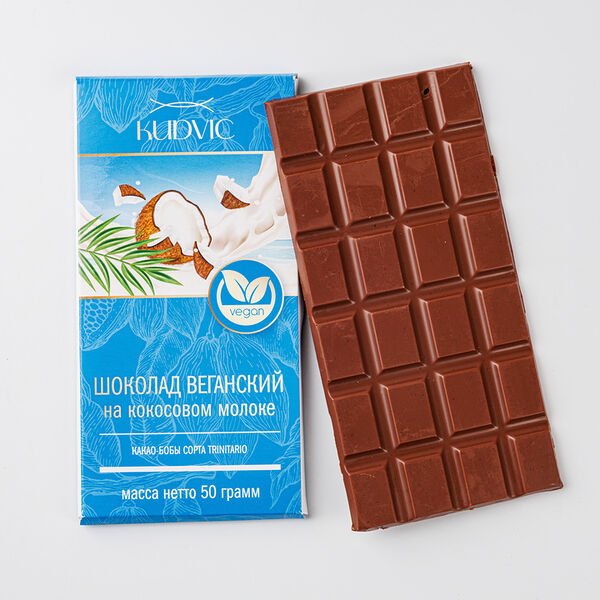 Шоколад Kudvic на кокосовом молоке
