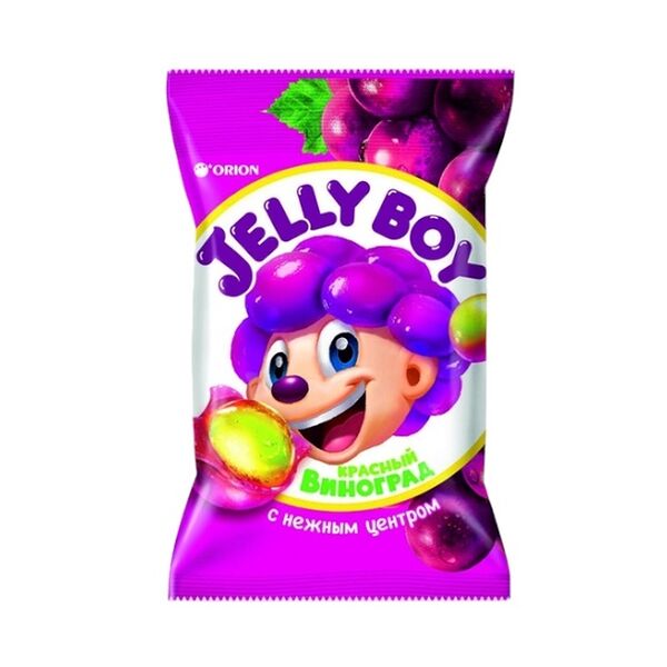 Мармелад жевательный ORION Jelly boy со вкусом красного винограда 66г