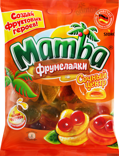 

Мармелад жевательный Mamba Сочный Центр 140 г