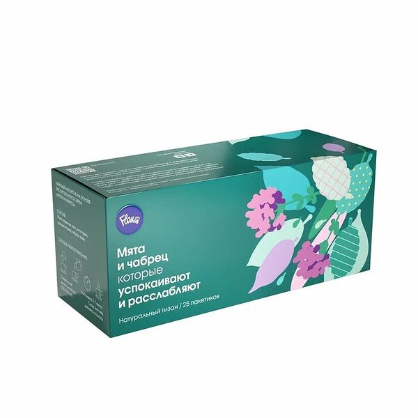 Чайный напиток Floris Мята и чабрец 37г