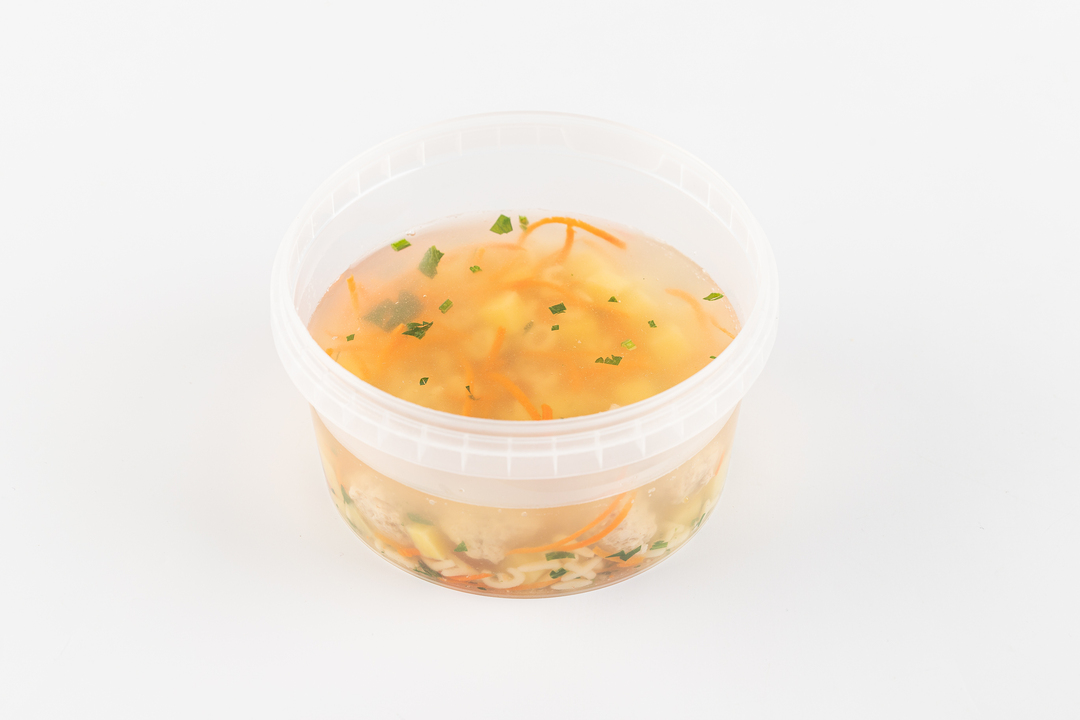 

Суп ВкусВилл куриный с фрикадельками 260 г