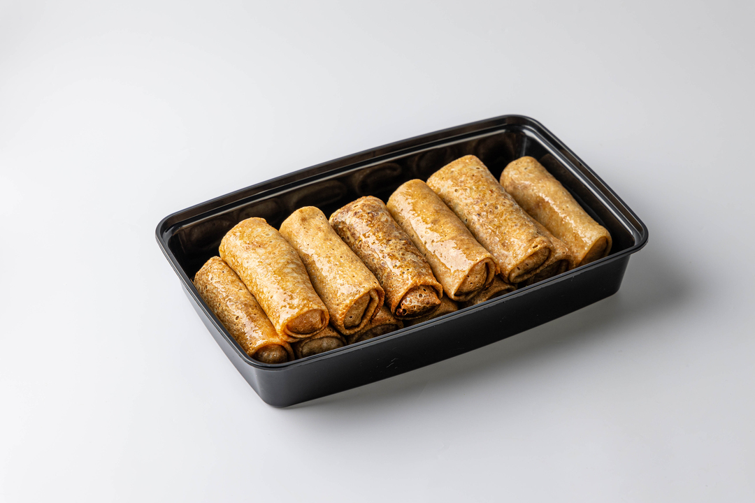 

Блинчики большая порция ВкусВилл с вареной сгущенкой 750 г