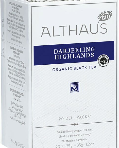 Чай черный Althaus Высокогорья Дарджилинга 20*1.75г
