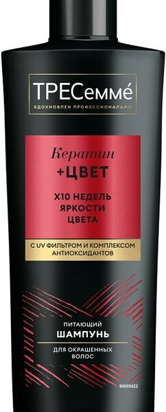 Шампунь для волос Тресемме Кератин + цвет для окрашенных 400мл