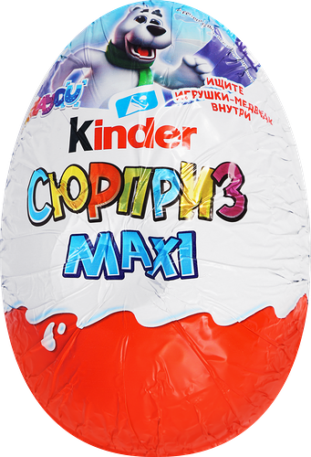 Яйцо шоколадное Kinder Сюрприз UOVO MAXI с игрушкой 107 г
