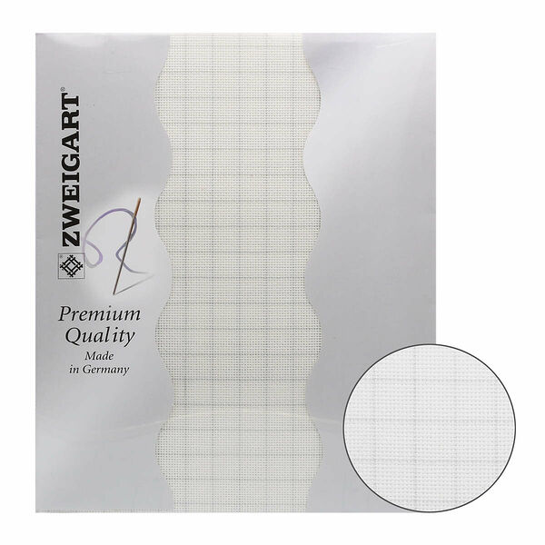 Канва в упаковке 3472/1219 Easy-count Aida extra-fine 20ct (100% хлопок смываемая разметка)  50*55см