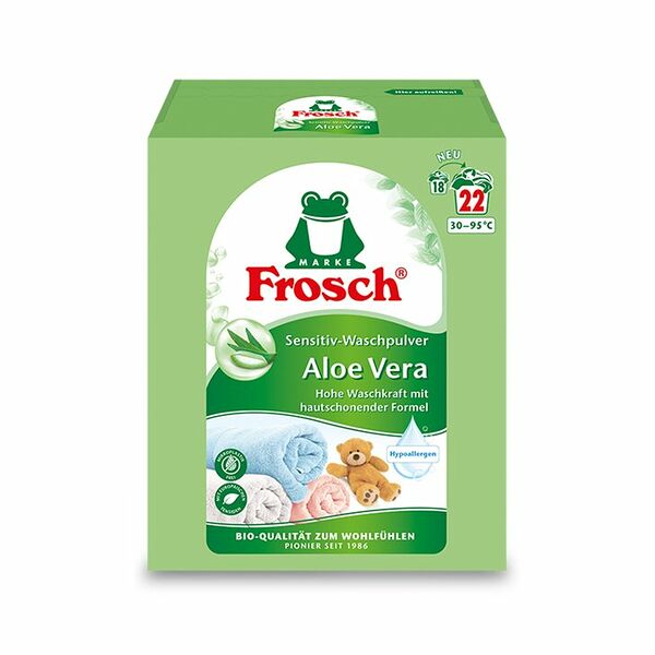 Порошок стиральный Frosch Колор Алоэ Вера для цветного белья