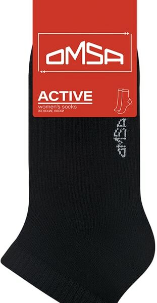 Носки женские Omsa Active 151 укороченные Nero черный Размер 35-38