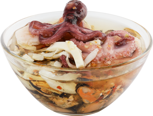 

Коктейль из морепродуктов Лента в масле с пряностями 380 г